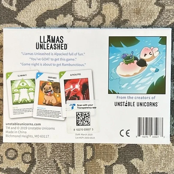Llamas Unleashed Base Card Game. Complete. - Picture 2 of 10
